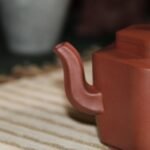 宜兴紫砂壶丨六方花影_泥料：紫泥_容量：300cc