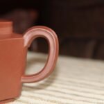 宜兴紫砂壶丨六方花影_泥料：紫泥_容量：300cc