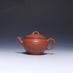 宜兴紫砂壶丨大口线竹_泥料：朱泥_容量：180cc