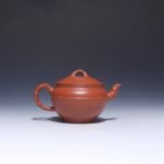 宜兴紫砂壶丨大口线竹_泥料：朱泥_容量：180cc