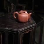 宜兴紫砂壶丨牛盖四方_泥料：紫泥_容量：260cc