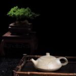 宜兴紫砂壶 | 冰纹石瓢_泥料：本山段泥_容量：380cc