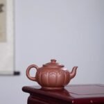 宜兴紫砂壶 | 一品清莲_泥料：紫泥_容量：350cc