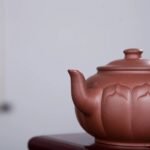 宜兴紫砂壶 | 一品清莲_泥料：紫泥_容量：350cc