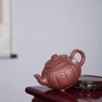 宜兴紫砂壶 | 一品清莲_泥料：紫泥_容量：350cc