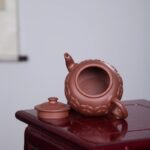 宜兴紫砂壶 | 一品清莲_泥料：紫泥_容量：350cc