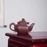 宜兴紫砂壶丨六方莲子_泥料：紫泥_容量：260cc
