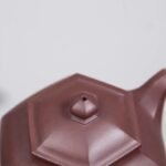 宜兴紫砂壶丨六方莲子_泥料：紫泥_容量：260cc