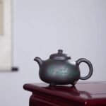 宜兴紫砂壶 | 乳鼎_泥料：紫泥捂灰_容量：380cc