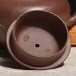 宜兴紫砂壶 | 竹报春_泥料：紫泥_容量：420cc