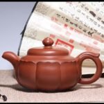 宜兴紫砂壶 | 莲花_泥料：紫泥_容量：450cc