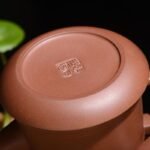 宜兴紫砂壶 | 汉钟_泥料：紫泥_容量：450cc