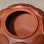 宜兴紫砂壶 | 荷叶莲子_泥料：朱泥_容量：660cc