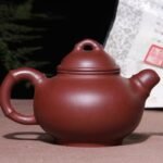 宜兴紫砂壶 | 竹福_泥料：紫泥_容量：330cc