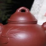 宜兴紫砂壶 | 竹福_泥料：紫泥_容量：330cc