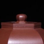 宜兴紫砂壶 | 六方井栏_泥料：紫泥_容量：280cc