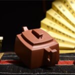 宜兴紫砂壶 | 一帆风顺_泥料：紫泥_容量：350cc