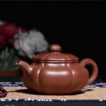 宜兴紫砂壶 | 葵仿古_泥料：紫泥_容量：260cc