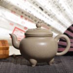 宜兴紫砂壶 | 大彬如意_泥料：本山段泥_容量：300cc