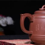 宜兴紫砂壶 | 汉蹬_泥料：紫泥_容量：680cc