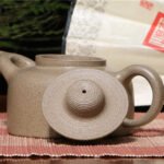 宜兴紫砂壶 | 姜公独钓_泥料：本山段泥_容量：230cc
