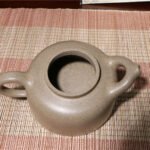 宜兴紫砂壶 | 姜公独钓_泥料：本山段泥_容量：230cc