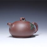 宜兴紫砂壶 | 春意_泥料：老紫泥_容量：300cc