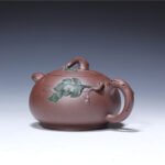 宜兴紫砂壶 | 春意_泥料：老紫泥_容量：300cc