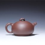 宜兴紫砂壶 | 春意_泥料：老紫泥_容量：300cc