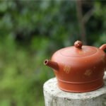 宜兴紫砂壶 | 僧帽_泥料：朱泥_容量：350cc