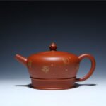 宜兴紫砂壶 | 僧帽_泥料：朱泥_容量：350cc