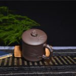 宜兴紫砂杯 | 雅竹杯，君子竹杯_泥料：紫泥_容量：600cc，520cc