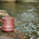 宜兴紫砂杯 | 夏趣_泥料_容量：400cc