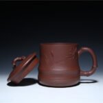 宜兴紫砂杯 | 夏趣_泥料_容量：400cc