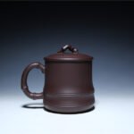 宜兴紫砂杯 | 春意杯_泥料：紫泥_容量：530cc