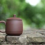 宜兴紫砂杯 | 立帽杯_泥料：紫泥_容量：360cc