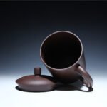 宜兴紫砂杯 | 君子盖杯_泥料：紫泥_容量：500cc