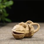 宜兴紫砂雕塑 | 多子多福_泥料：段泥