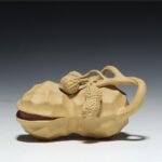 宜兴紫砂雕塑 | 多子多福_泥料：段泥