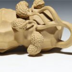 宜兴紫砂雕塑 | 多子多福_泥料：段泥