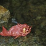 宜兴紫砂雕塑 | 鱼化龙_泥料：紫泥