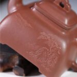 宜兴紫砂壶 | 孤棱_泥料：紫泥_容量：200cc