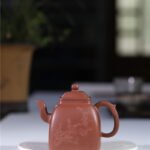 宜兴紫砂壶 | 四方汉韵_泥料：紫泥_容量：350cc