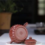 宜兴紫砂壶 | 菊蕾_泥料：底槽青_容量：260cc