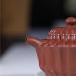 宜兴紫砂壶 | 菊蕾_泥料：底槽青_容量：260cc