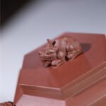 宜兴紫砂壶 | 威震八方_泥料:底槽青_容量：280cc