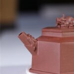 宜兴紫砂壶 | 威震八方_泥料:底槽青_容量：280cc