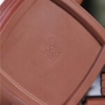 宜兴紫砂壶 | 四方青玉_泥料：紫泥_容量：700cc