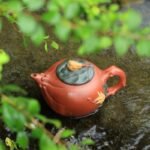 宜兴紫砂壶 | 佛手_泥料：红清水泥，绿泥，段泥_容量：430cc