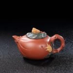宜兴紫砂壶 | 佛手_泥料：红清水泥，绿泥，段泥_容量：430cc